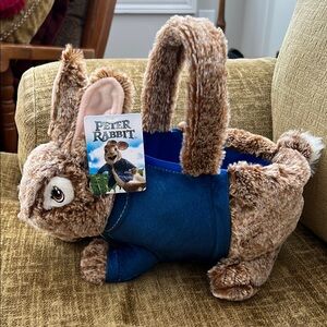 NWT Peter Rabbit Plush Easter Basket